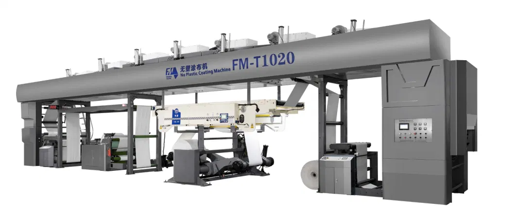 Roll to Roll Nonstop No Plastic Paper Coating Machinery