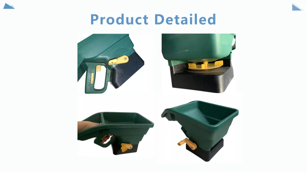 Plastic Tray and Pb-Free and UV Resistance Powder Coating, Fertilizer Spreader