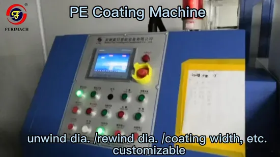 Máquina para fabricar películas protectoras de la máquina de recubrimiento de PE (polietileno)